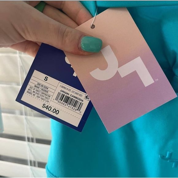 Joy Lab women's blue wave work-out activewear Bodysuit - various sizes - Picture 3 of 10